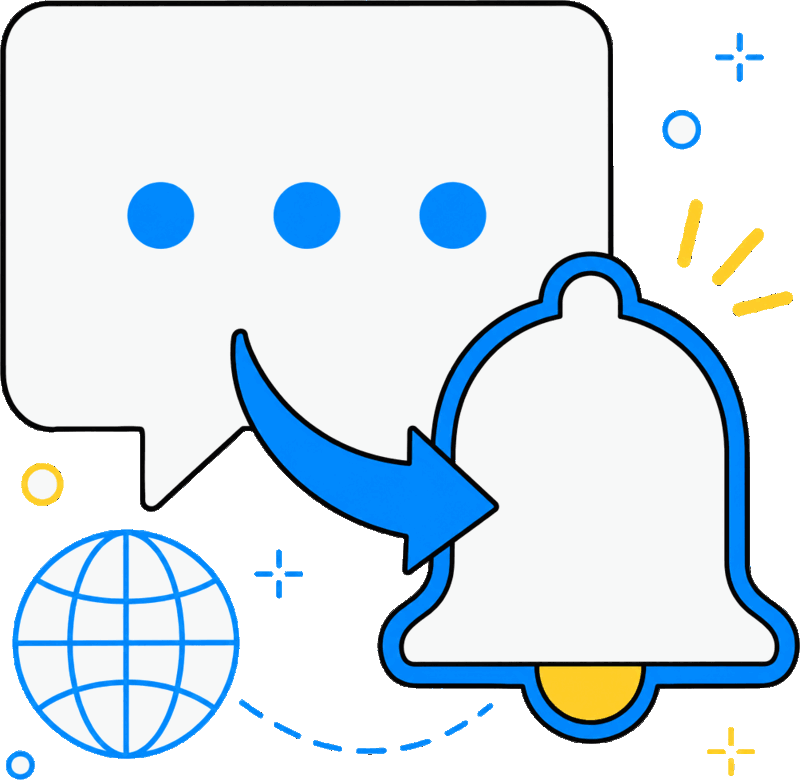 外部サービスへの通知オプション
