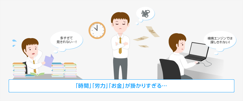 「時間」「労力」「お金」が掛かりすぎる…